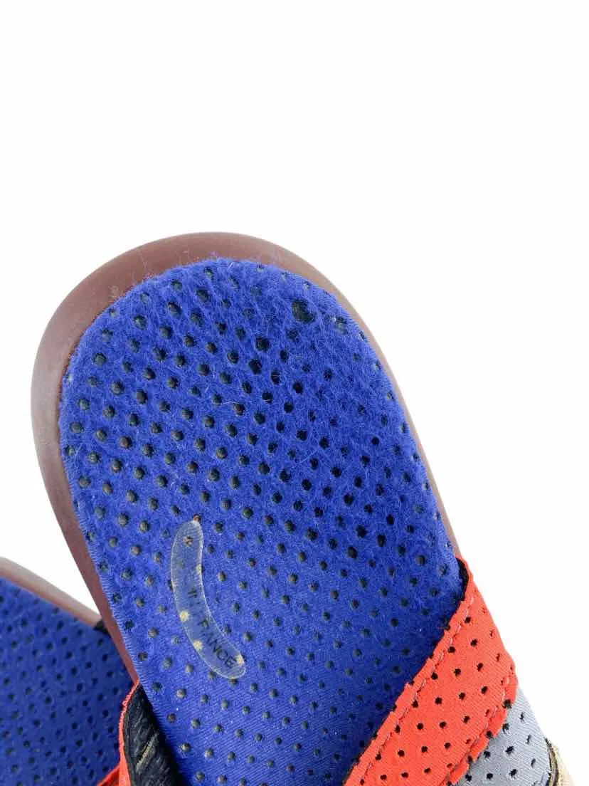 Arche Women's Tie-Strap Slide Sandals Blue Multi Size 38 EU (7 US)