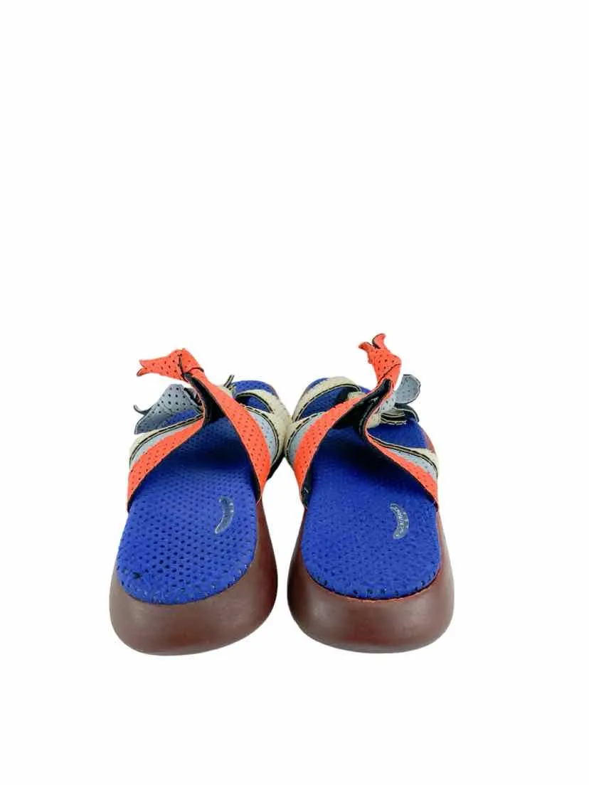 Arche Women's Tie-Strap Slide Sandals Blue Multi Size 38 EU (7 US)