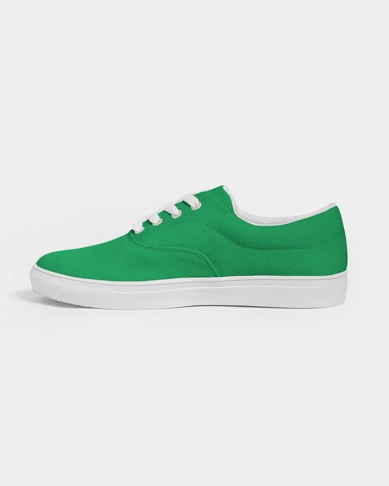 Bright Green Women's Canvas Sneakers | Women's | Bright Pure Green | C100M0Y100K0