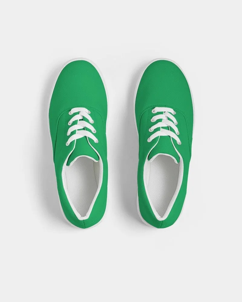 Bright Green Women's Canvas Sneakers | Women's | Bright Pure Green | C100M0Y100K0