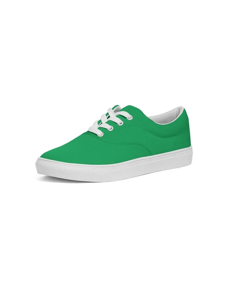 Bright Green Women's Canvas Sneakers | Women's | Bright Pure Green | C100M0Y100K0