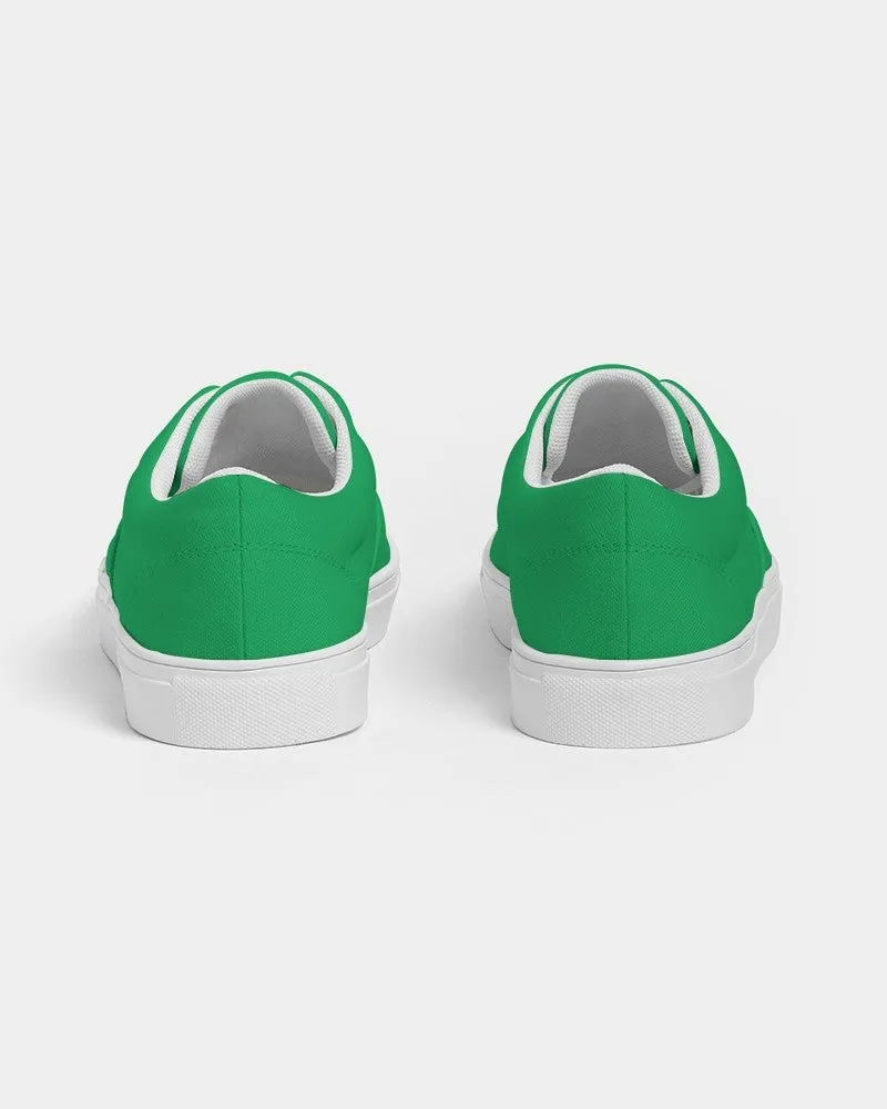 Bright Green Women's Canvas Sneakers | Women's | Bright Pure Green | C100M0Y100K0