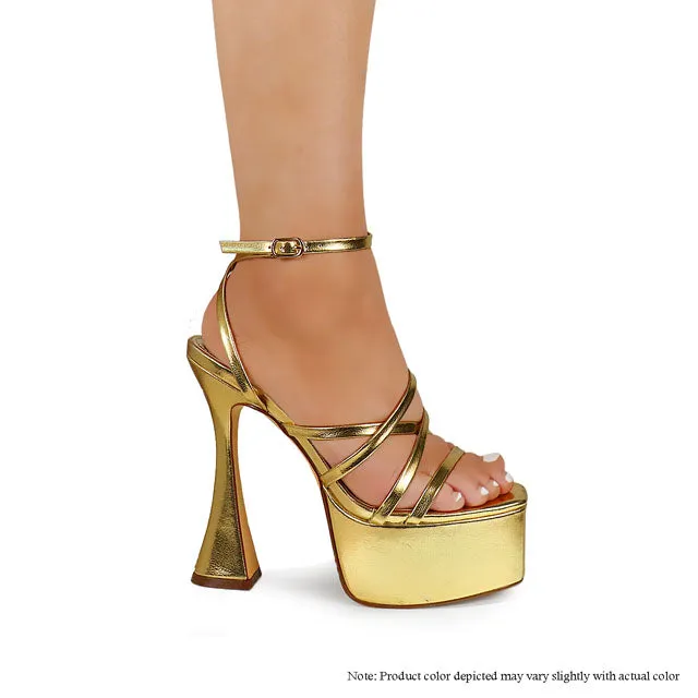 CHAI-1 PLATFORM HEEL - GOLD