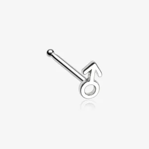 Classic Male Symbol Nose Stud Ring