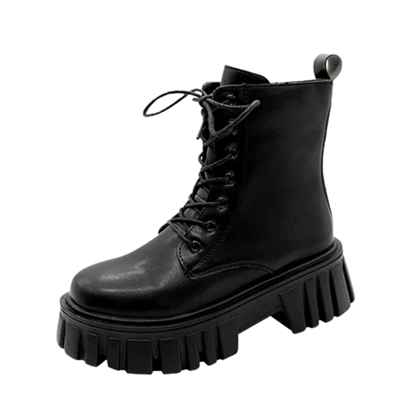 Funki Buys | Boots | Women's Gothic Punk Chunky Platform Boot