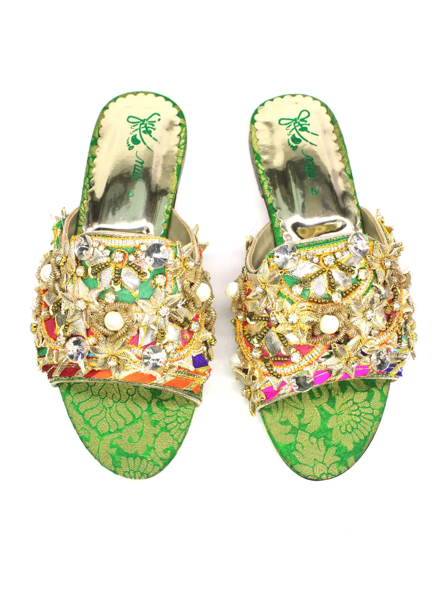 Green Fancy Slipper