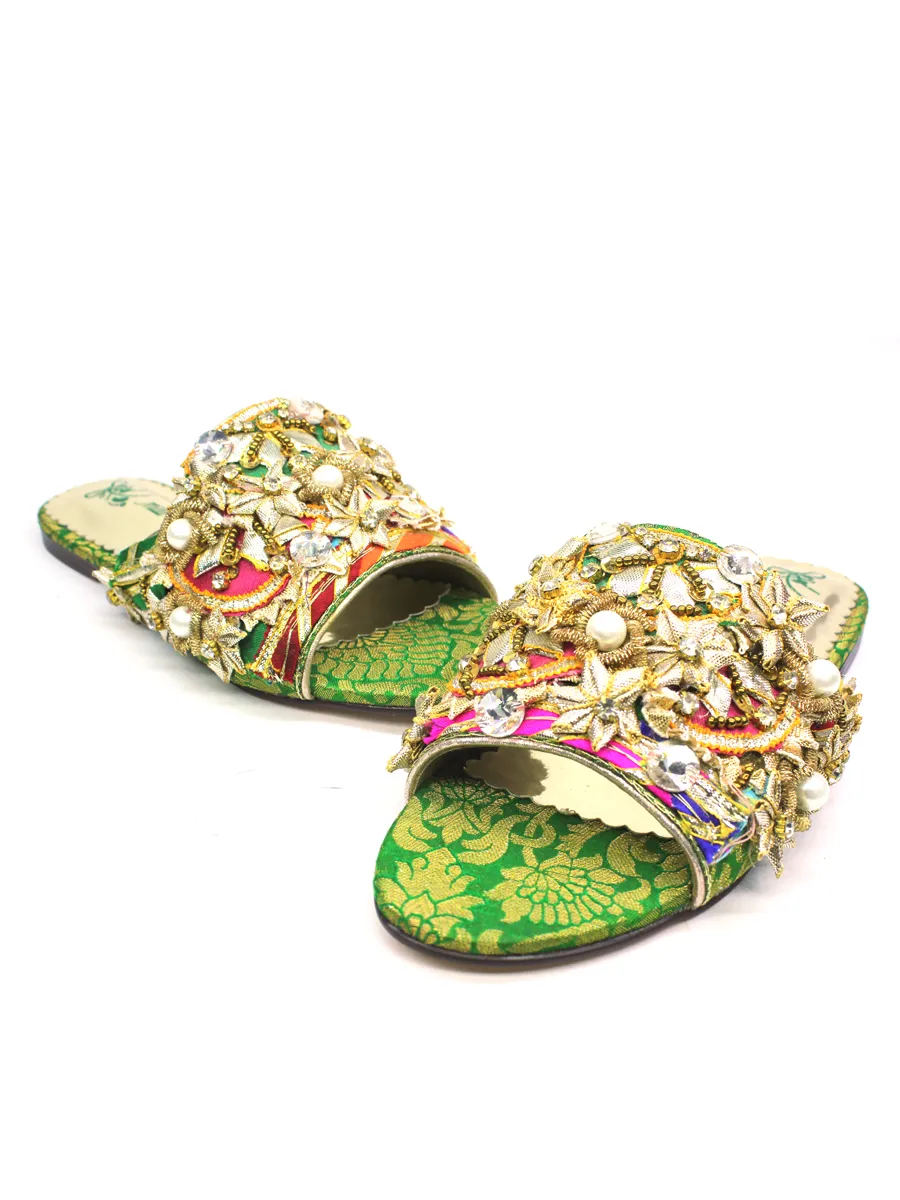 Green Fancy Slipper