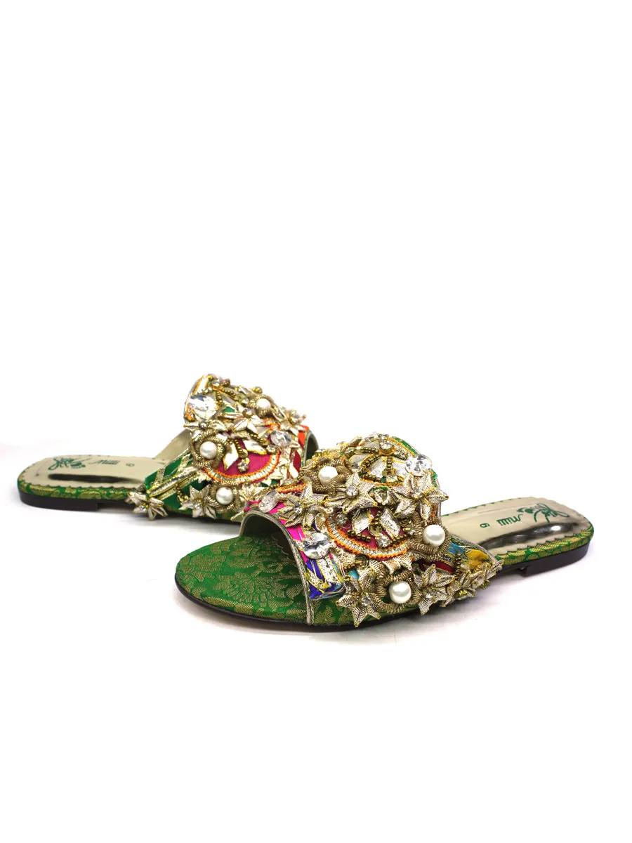 Green Fancy Slipper
