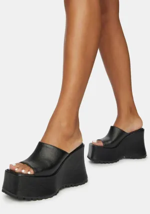 In The Zone Coated Platform Sandals