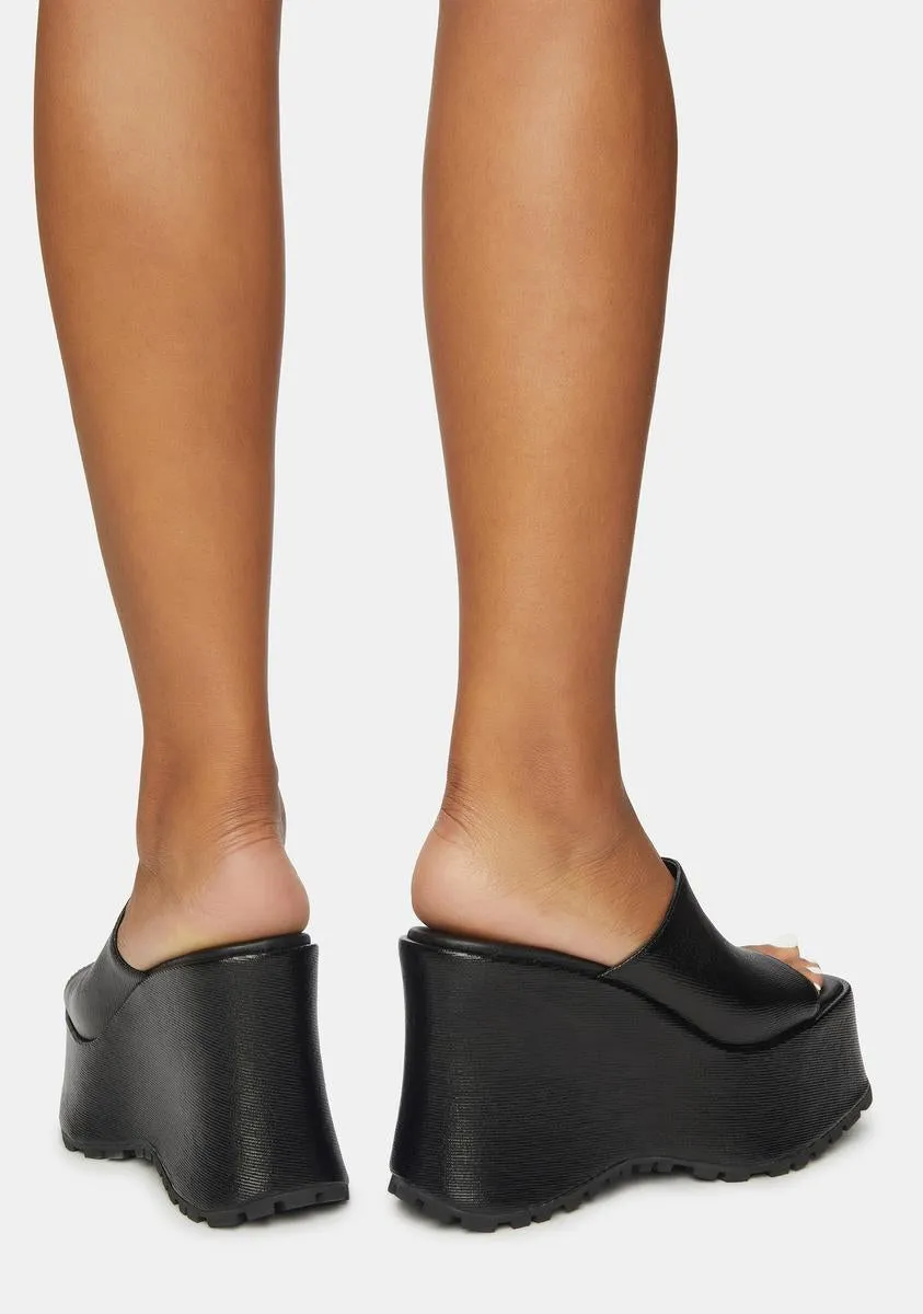 In The Zone Coated Platform Sandals
