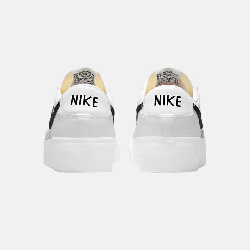 Nike Blazer Low Platform Women's Lifestyle Shoes -White/Sail/Team Orange/Black