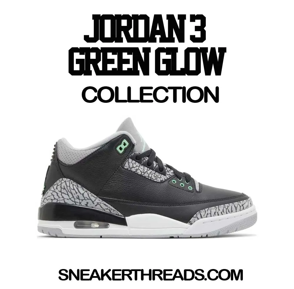 Retro 3 Green Glow Break Necks Shirt