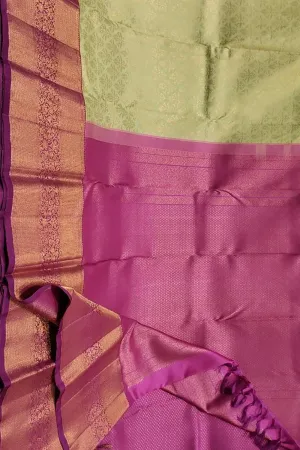 Shop the Finest Green Kanjeevaram Handloom Pure Silk Saree Online
