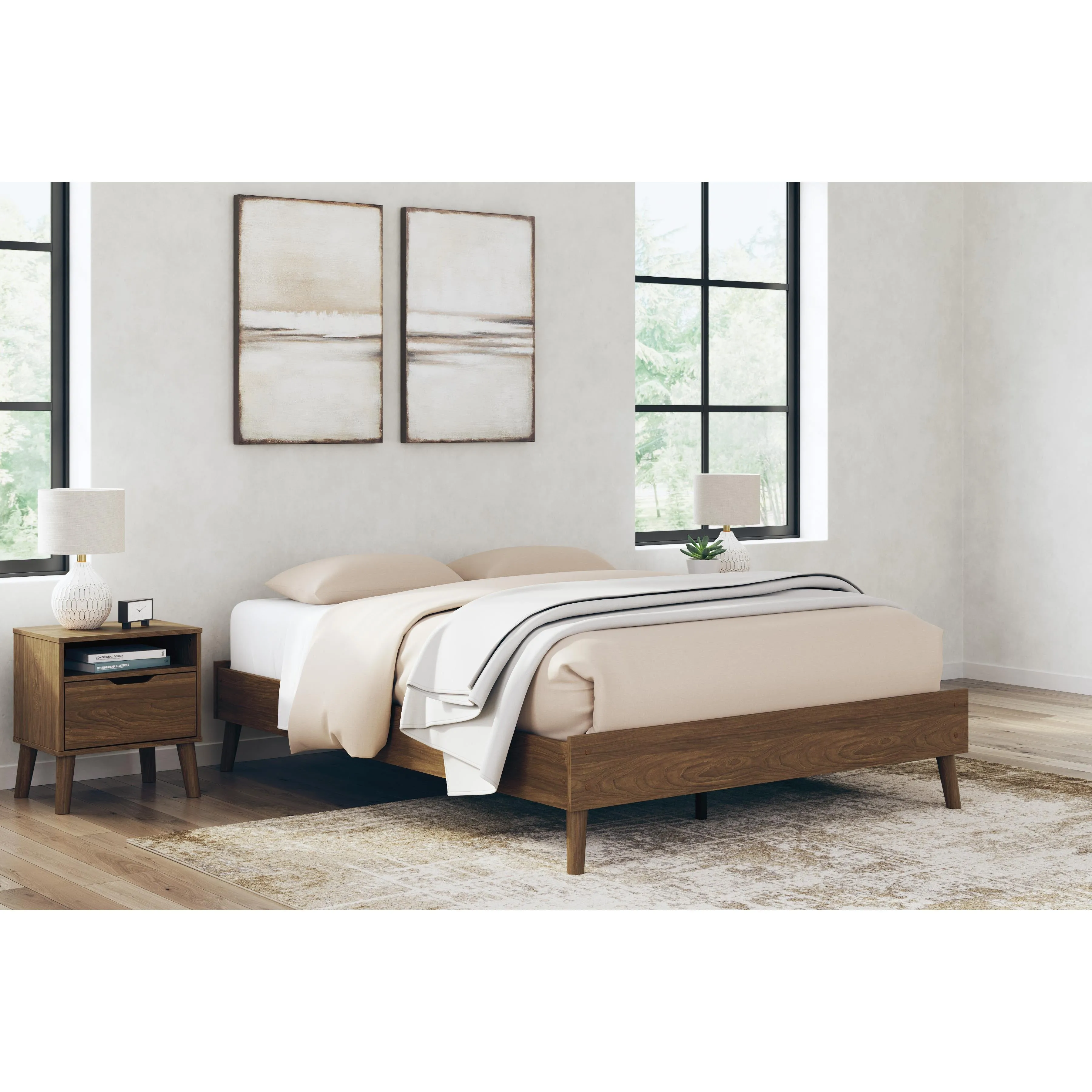 Signature Design by Ashley Fordmont Queen Platform Bed EB4879-113
