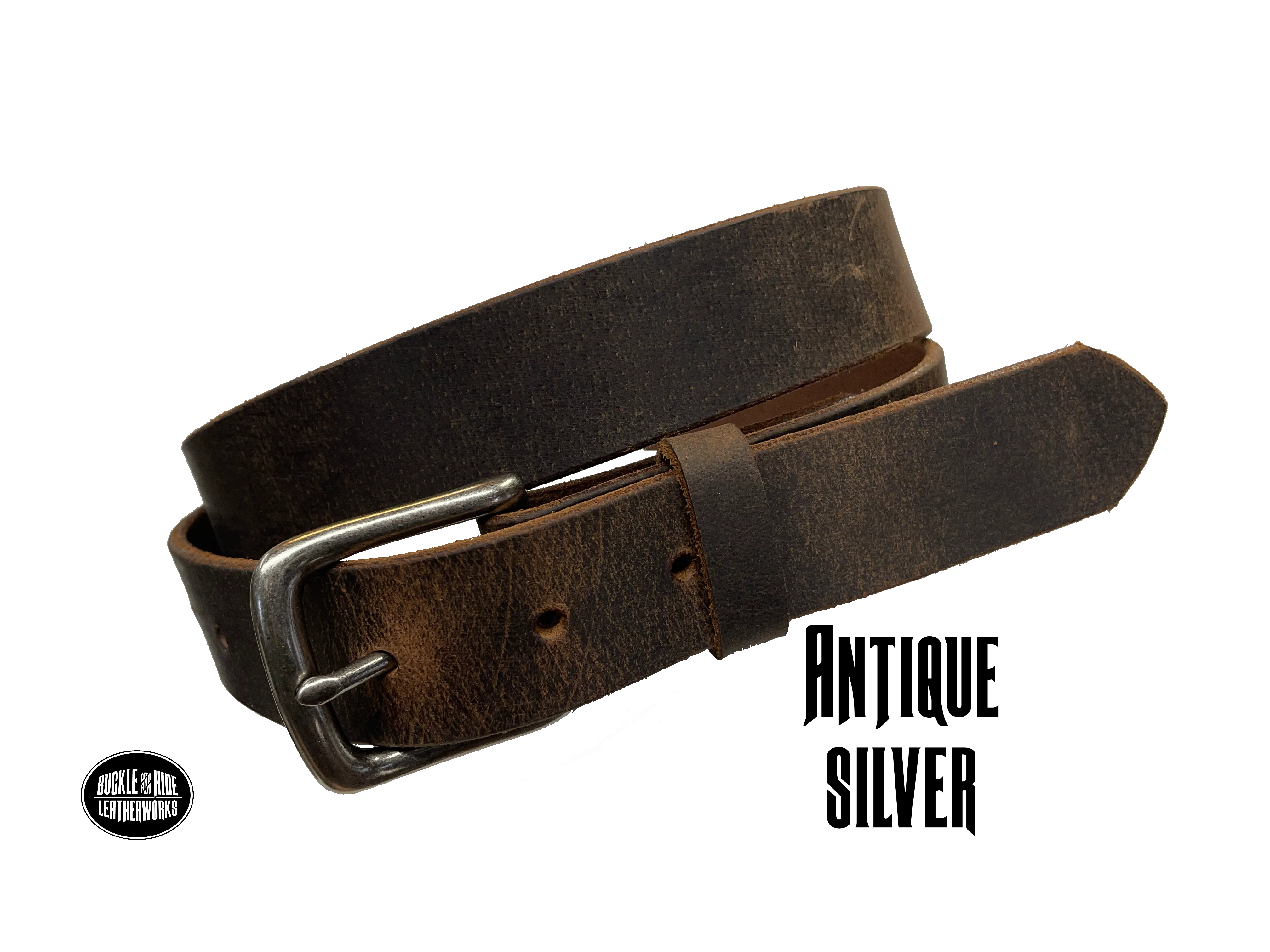 The Laramie Narrow Leather Belt