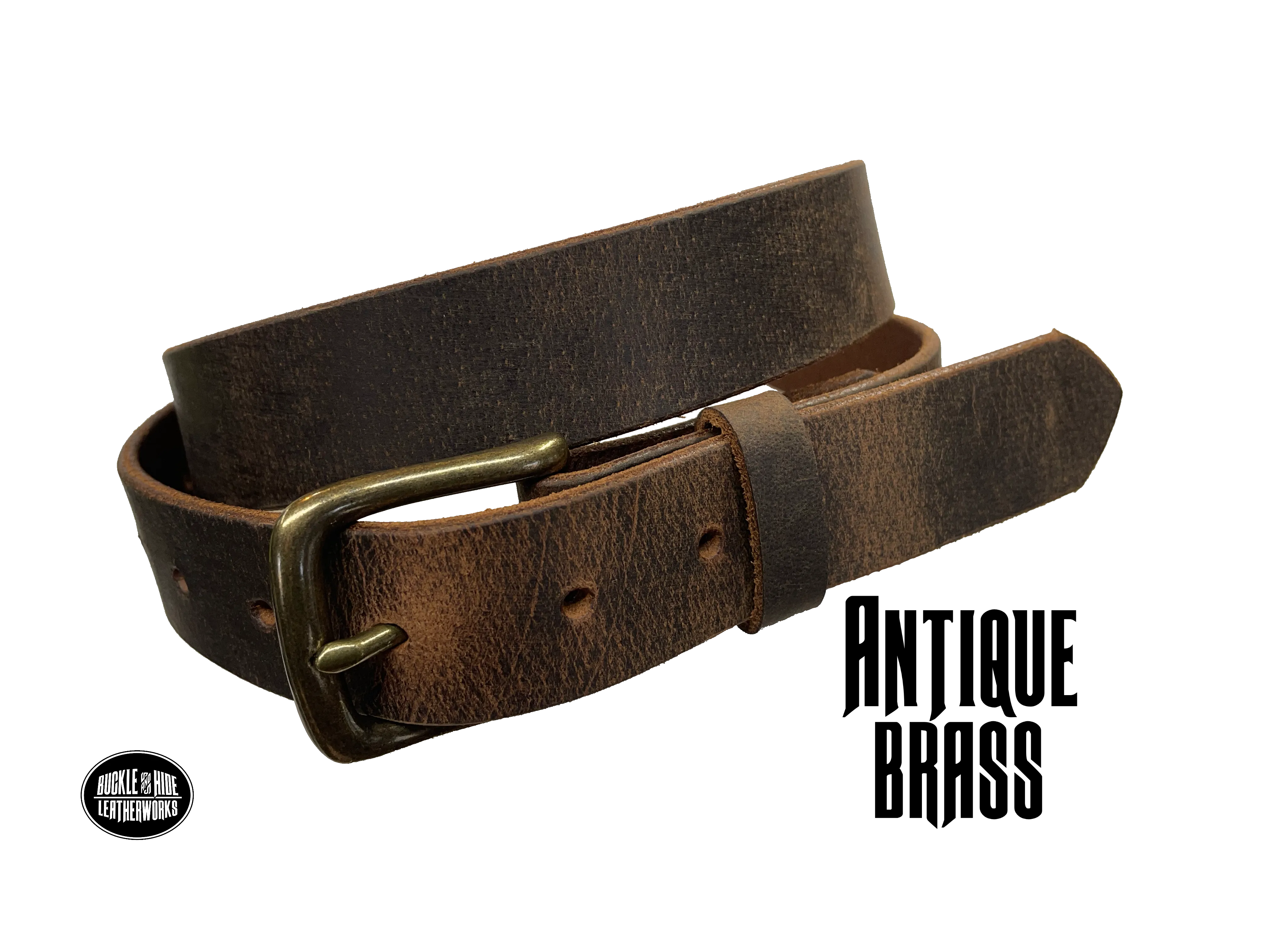 The Laramie Narrow Leather Belt