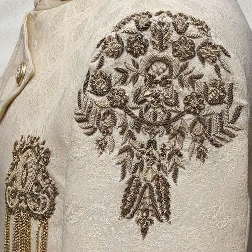 Traditional Self Textured Sherwani