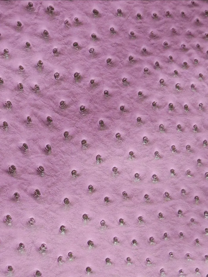 White Classic Ostrich Upholstery Vinyl Fabric / By The Roll - 30 Yards