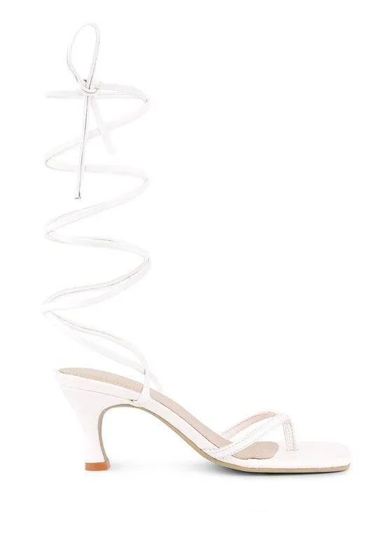 Women's Shoes Dorita Kitten Heel Lace Up Sandal