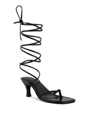 Women's Shoes Dorita Kitten Heel Lace Up Sandal
