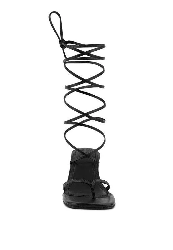 Women's Shoes Dorita Kitten Heel Lace Up Sandal